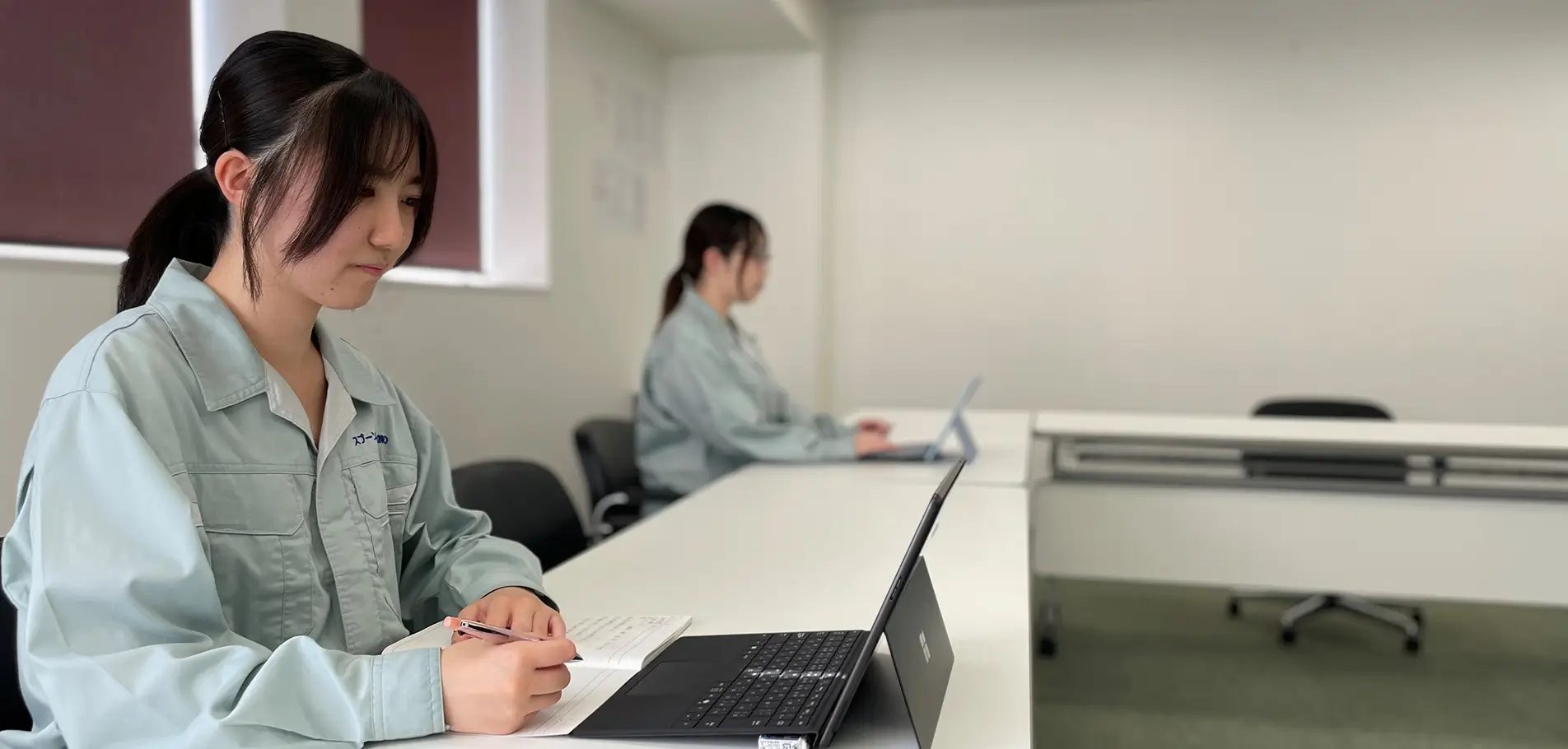 仕事の様子