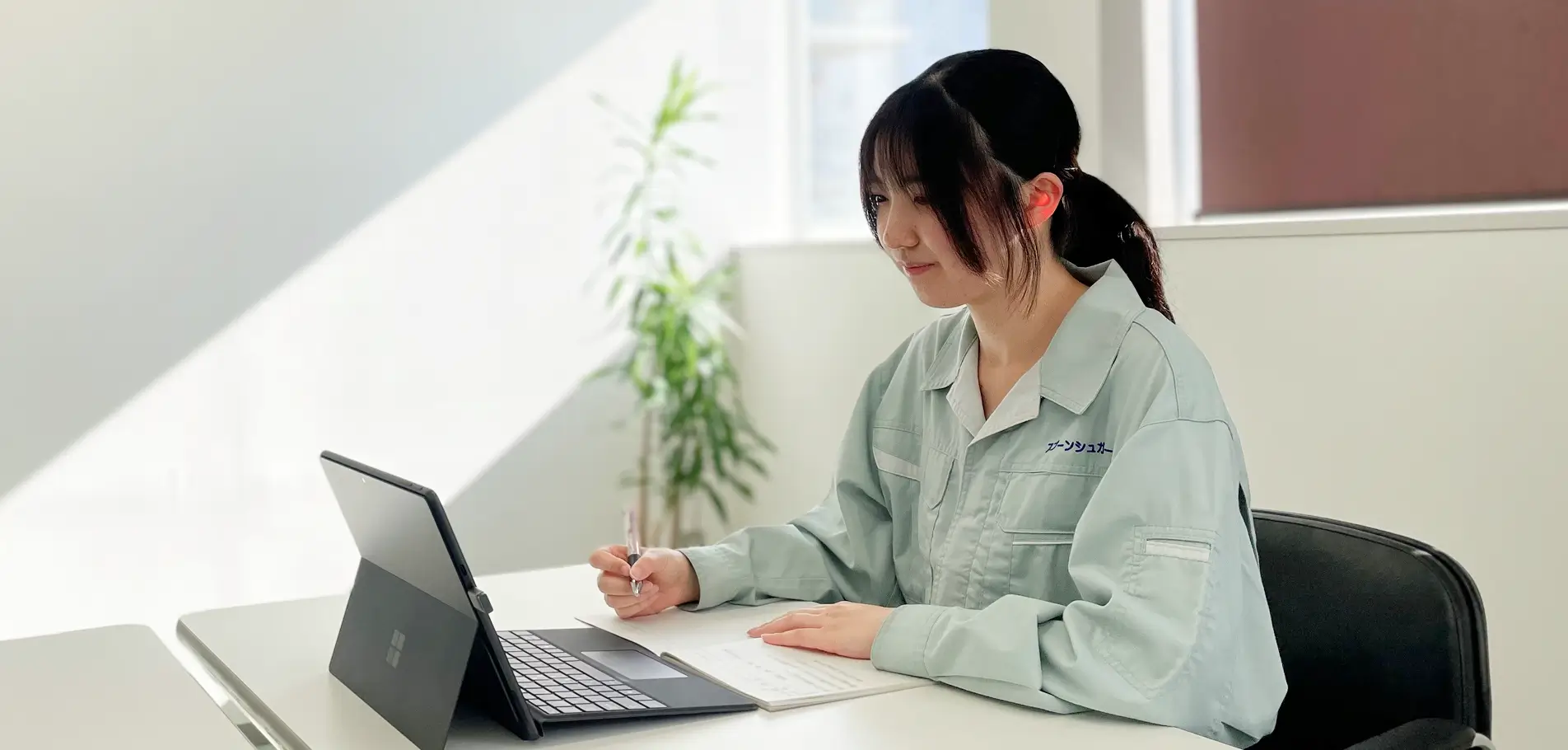 仕事の様子